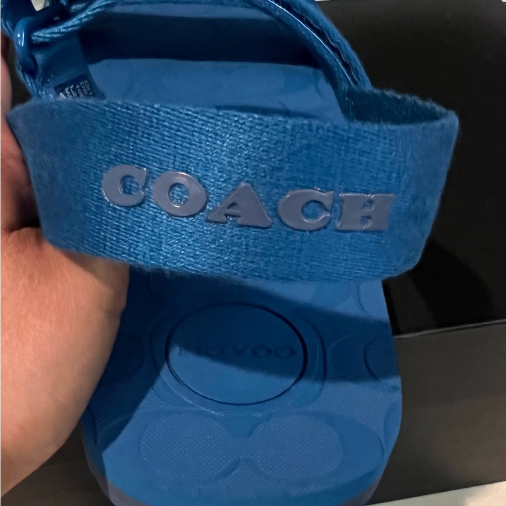 Coach Sport Sandals Sz-10D Blue Jay NIB MSRP-$180 - Picture 4 of 7